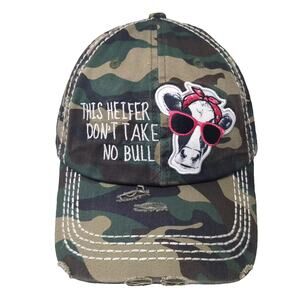 KBETHOS Baseball Cap Green Pink Camo Heifer Cow Hat OS Embroidered Adjustable